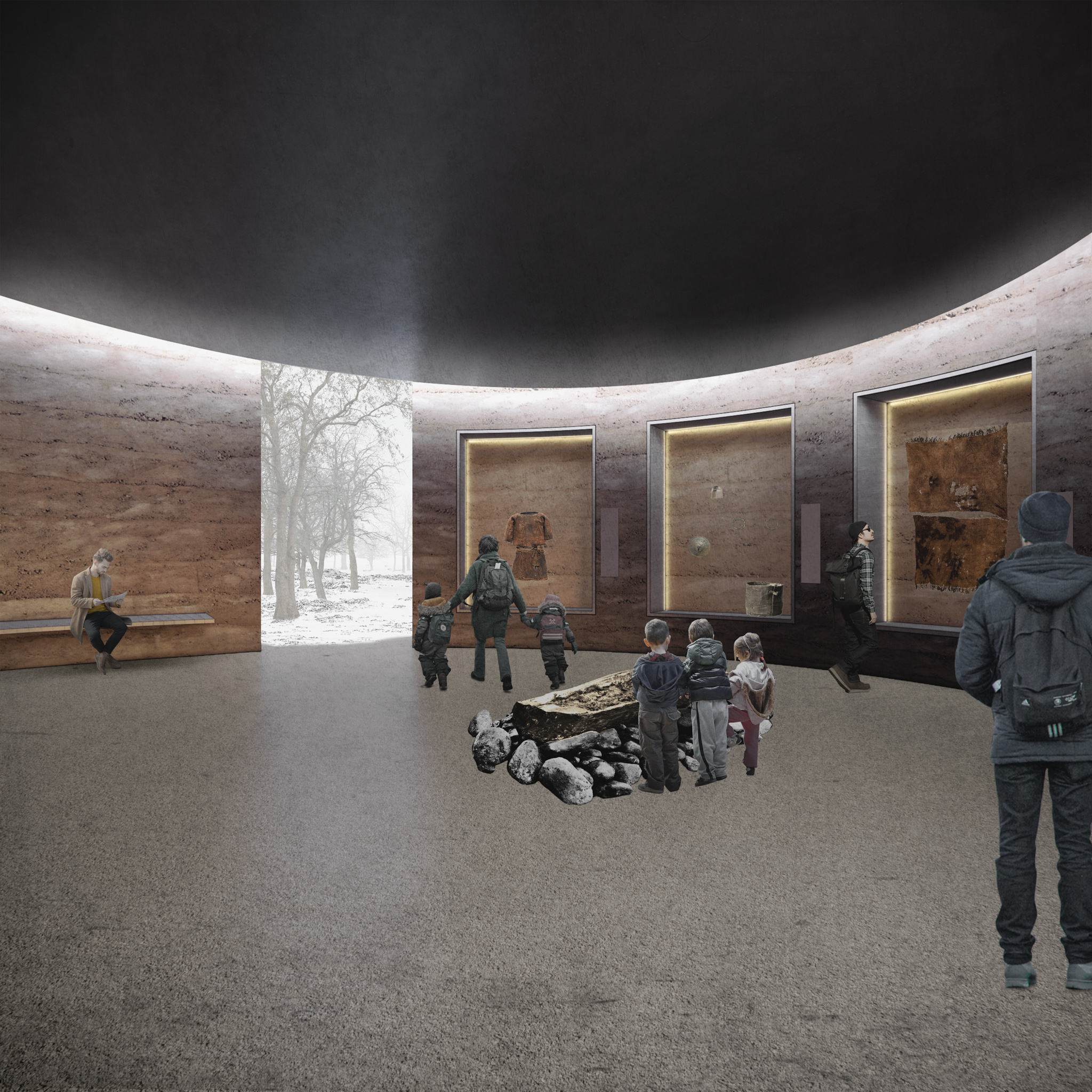 Visualisering af museet indenfor