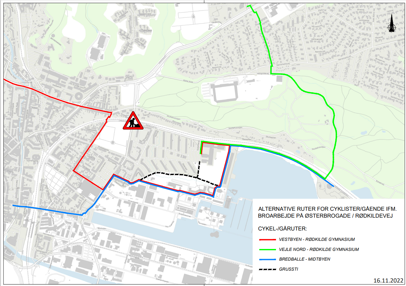 Alternative cykelruter - 3 ruter. 