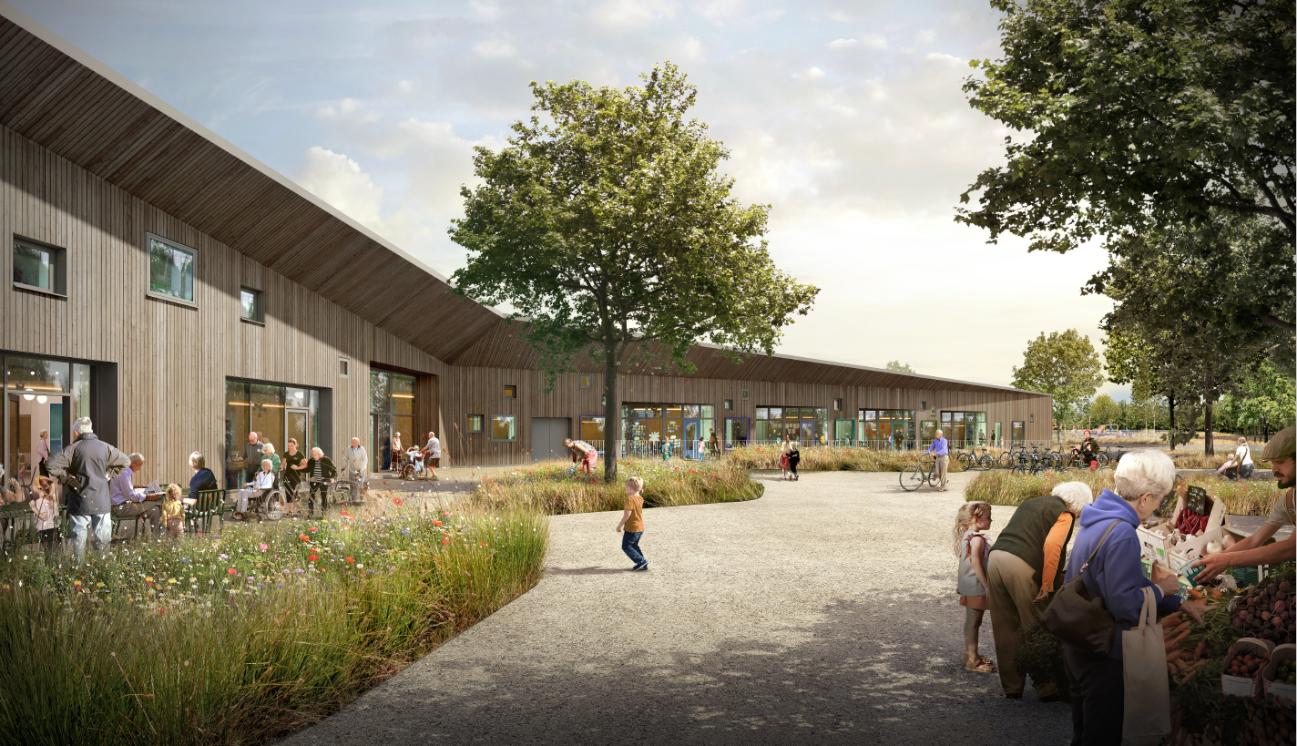 Udenomsarealet på Kong Gauers Gård